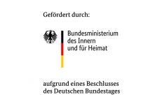 Gefördert durch das Bundesministerium des Innern, für Bau und Heimat aufgrund eines Beschlusses des Deutschen Bundestages